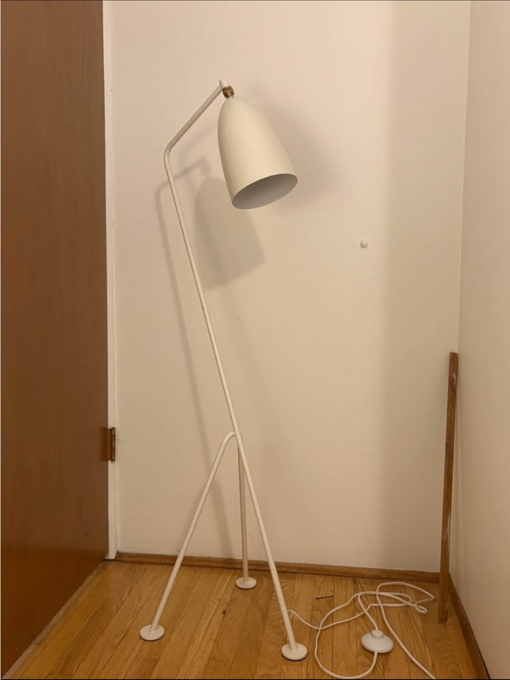 Modern White Tripod Floor Lamp